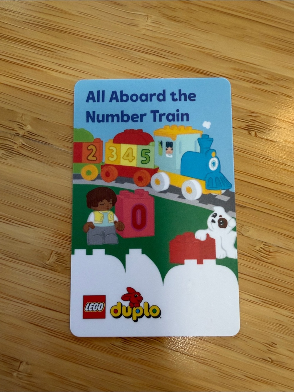 Yoto Card - LEGO DUPLO Blue Number Train Play Card